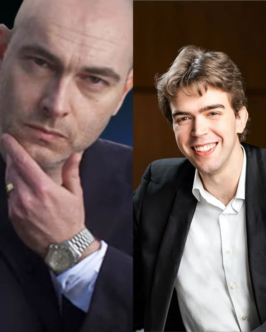 Pianists Nick van Bloss and Albert Cano Smit