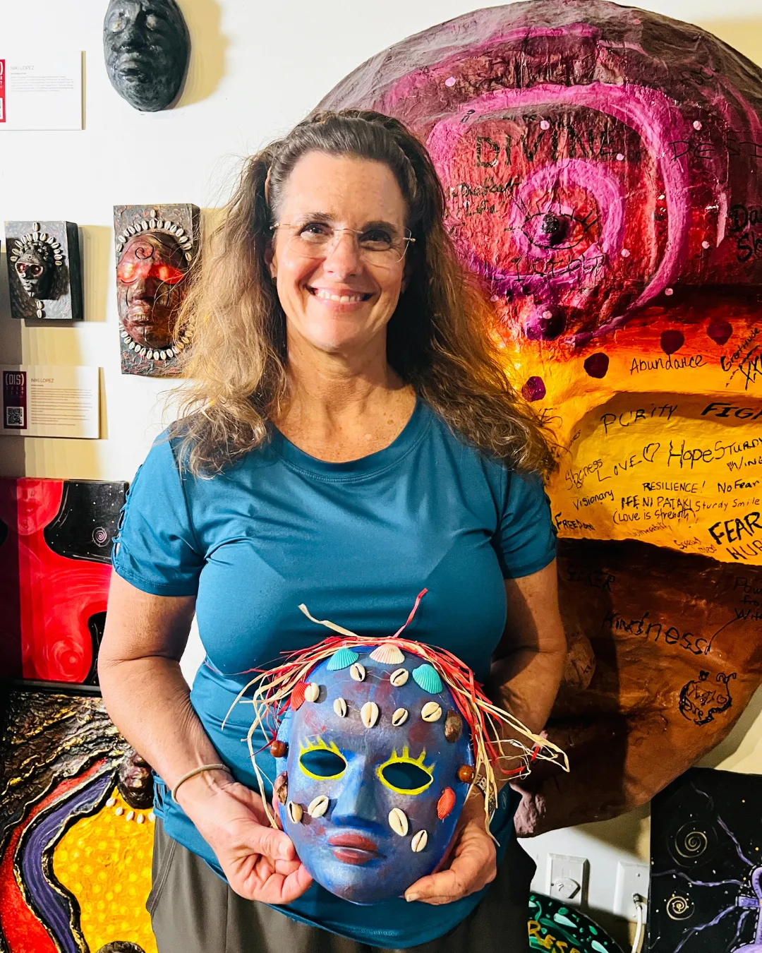 Return to Self: Intimate Mindful Mask-Making Workshop + Artist Reception with Niki Lopez at Longville Wellness (photo 3)