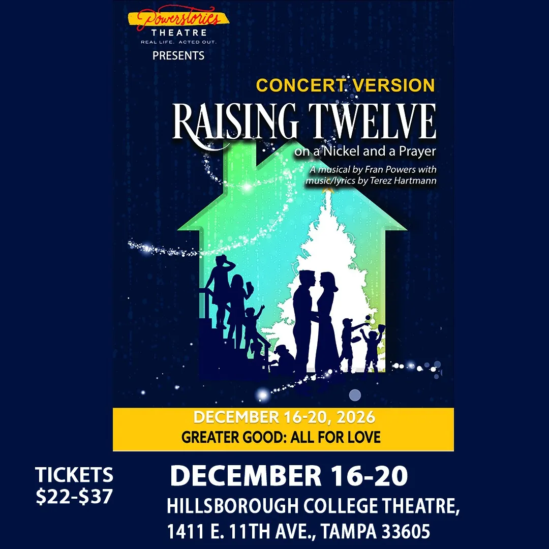 Powerstories Theatre presents "Raising Twelve on a Nickel and a Prayer"