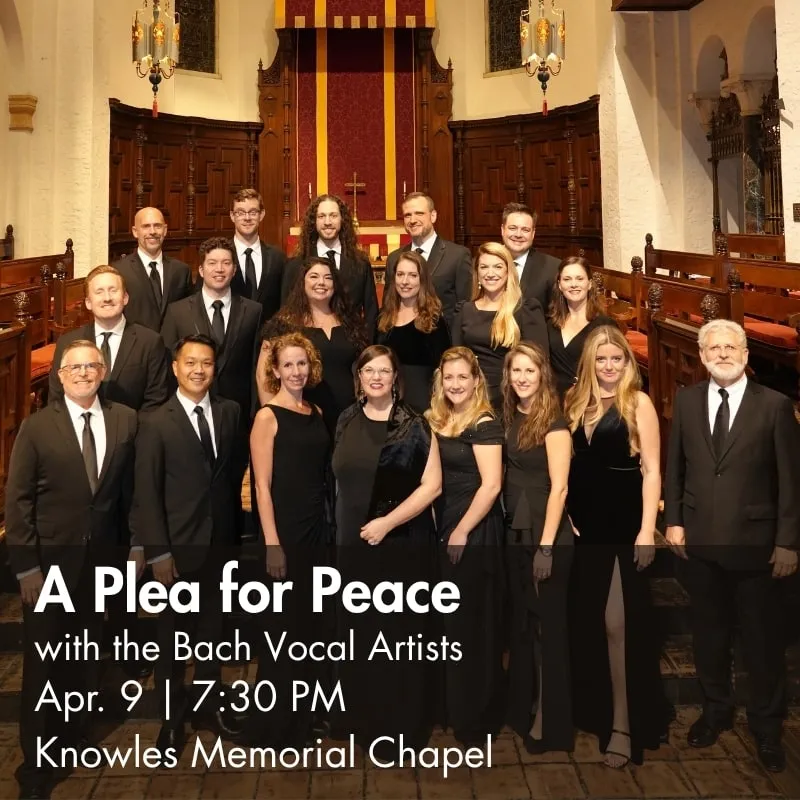 A Plea for Peace with the Bach Vocal Artists
