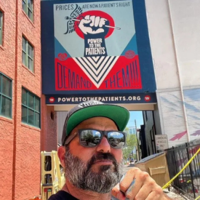 Shepard Fairey Mural at the Morean Arts Center