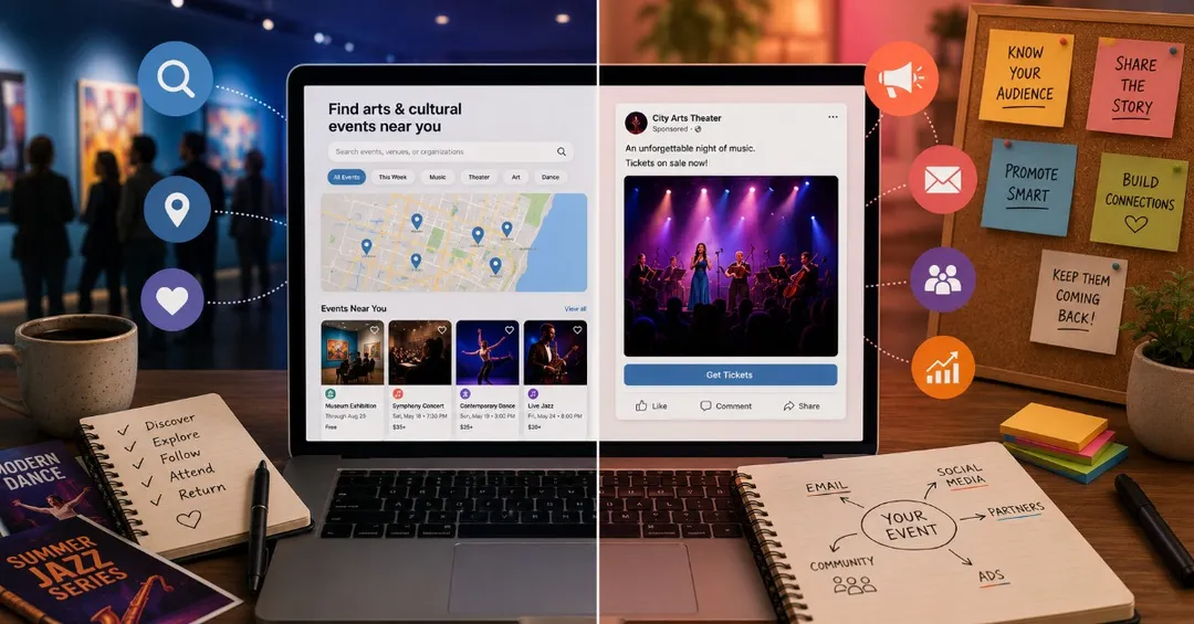 Event Discovery vs. Event Promotion: What Arts Organizations Need